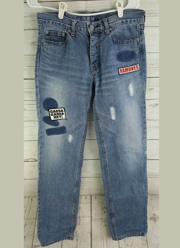 JAPAN HYSTERIC GLAMOUR KINKY Ramones Jeans Sz 30